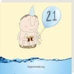 21st Birthday Boy Card