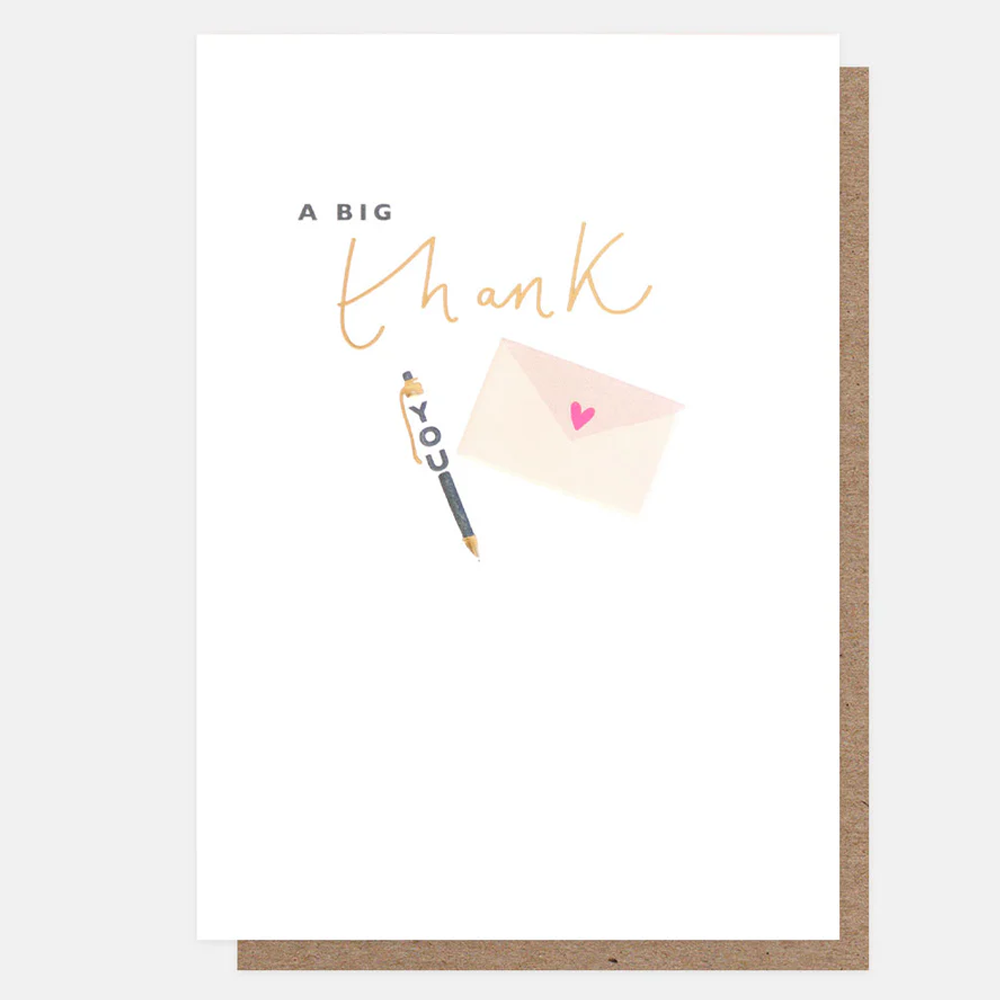 Sending ‘A Big Thank You’ Card