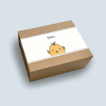Yellow Chick Personalised Easter Gift Box