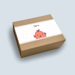 Yellow Chick Personalised Easter Gift Box