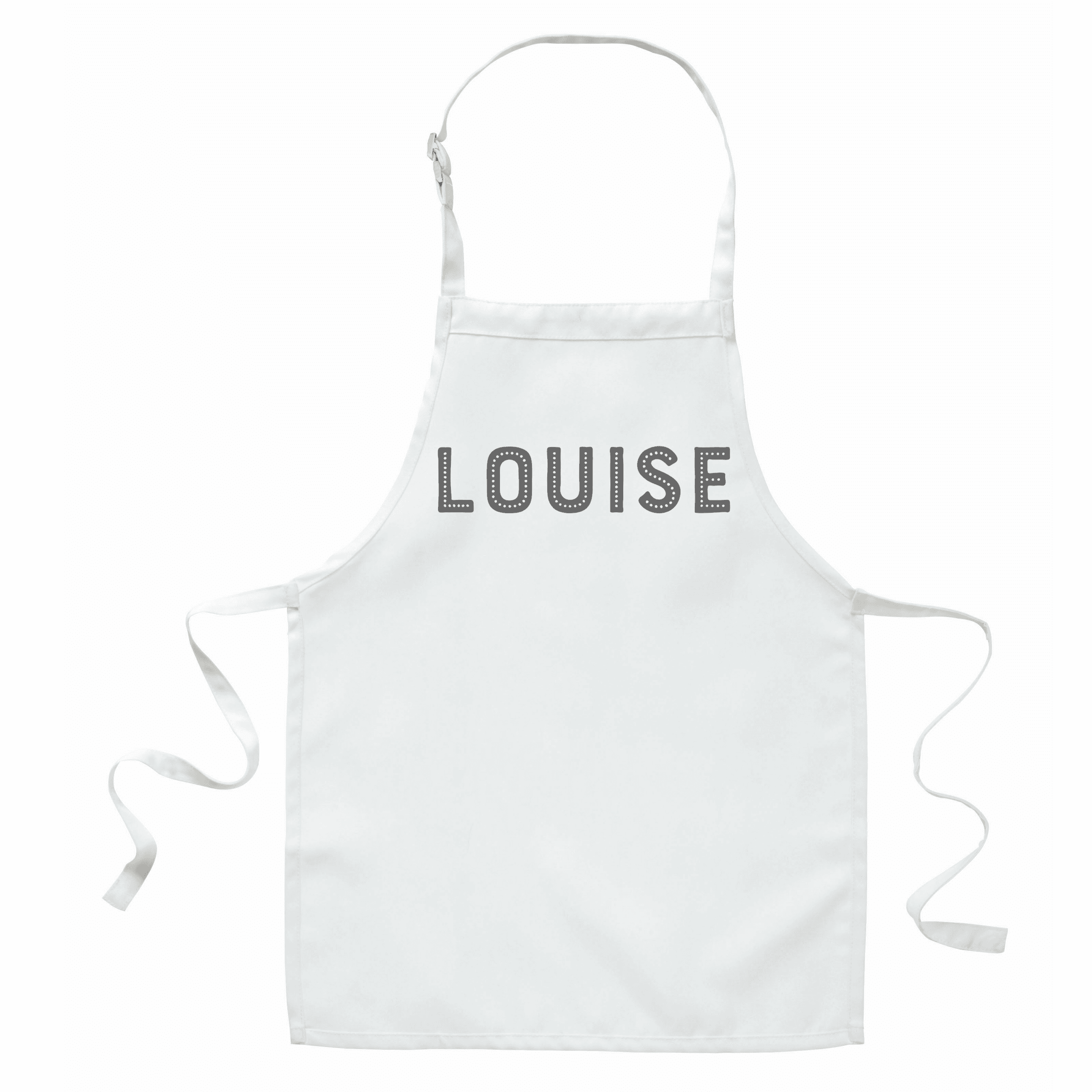 Children’s Personalised Name Apron (Various Colours)