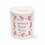 Children's Personalised Rag Doll Money Box