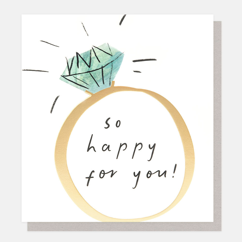 Diamond Ring Engagement Card