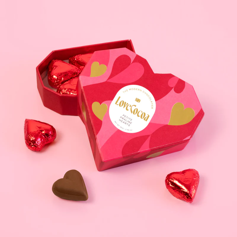 Praline Petite Heart Truffles