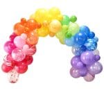 Rainbow Balloon Arch