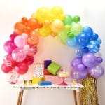 Rainbow Balloon Arch