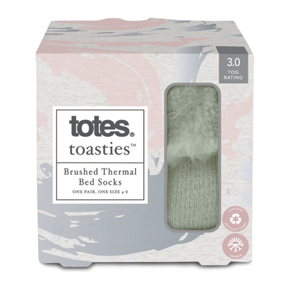Totes Ladies Thermal Slipper Socks – Various Colours