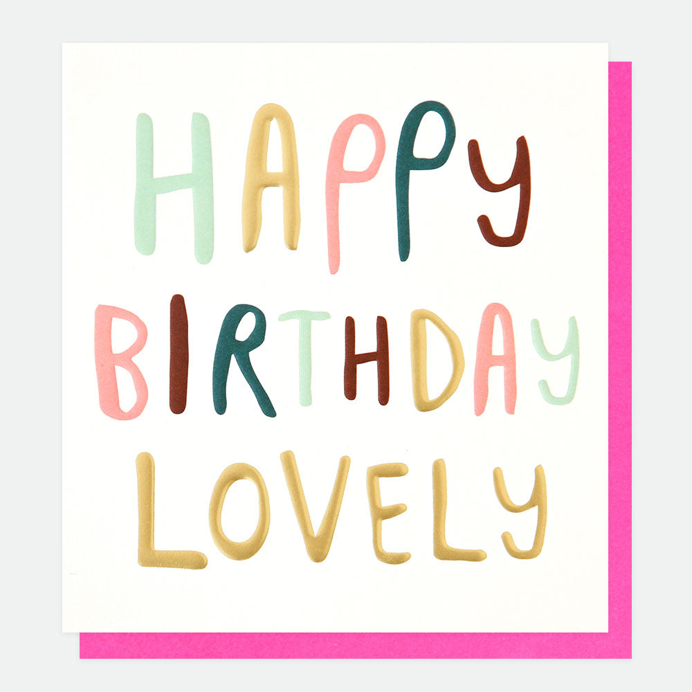 Happy Birthday Lovely Card