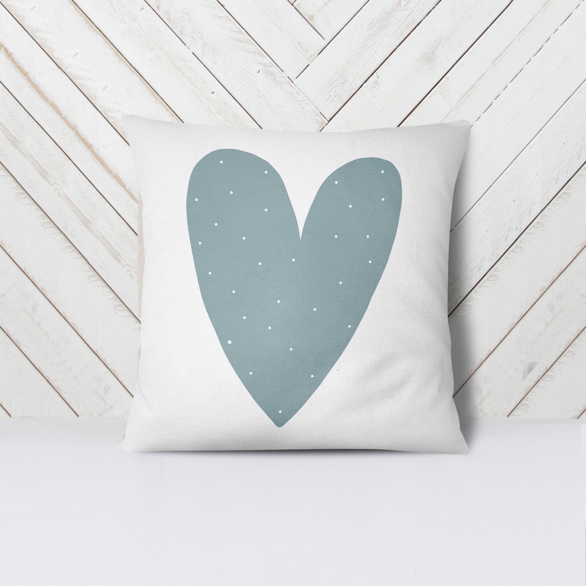 Personalised Scandi Initial Cushion | Blue, Navy, Grey Or Black