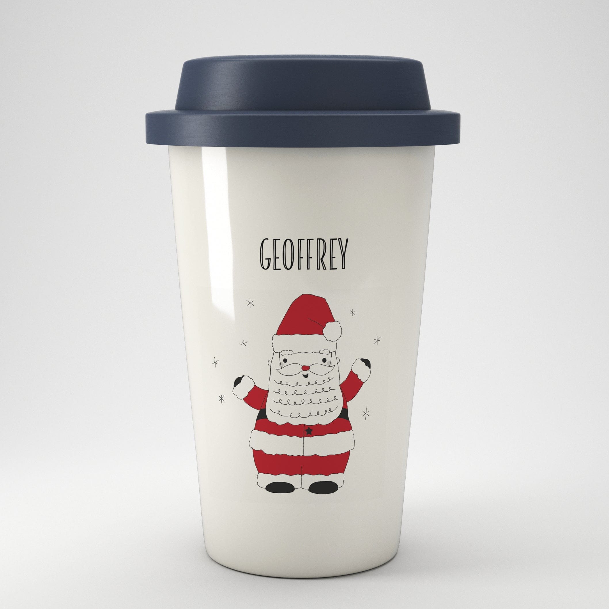 Personalised Christmas Eco Travel Mug – Various Designs