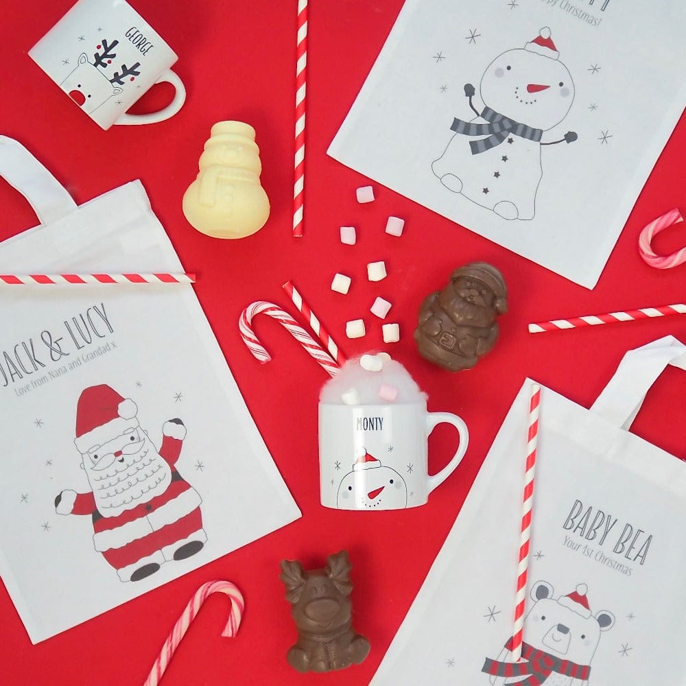Personalised Christmas Mini Tote Bag – Various Designs