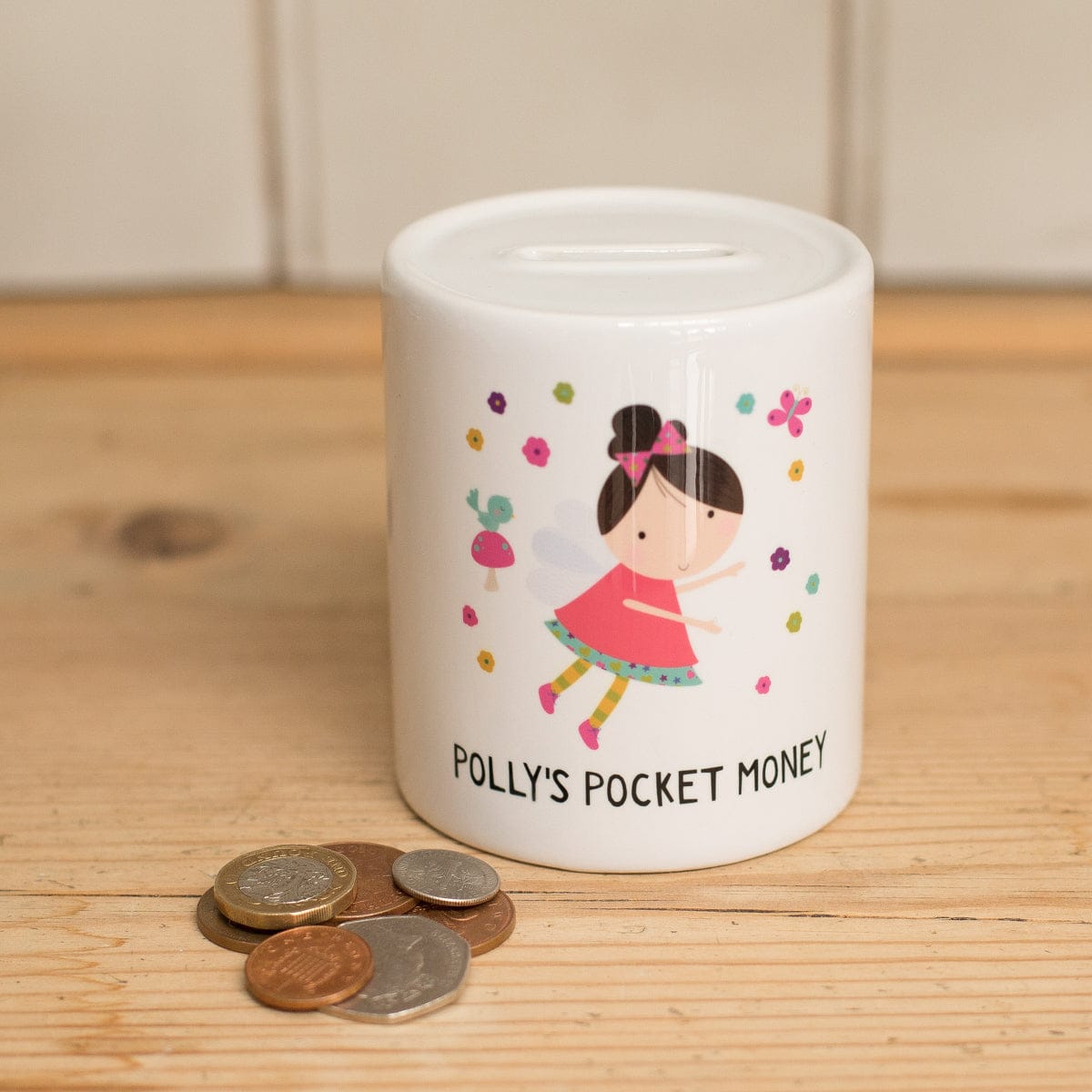Children’s Personalised Fairy Money Box
