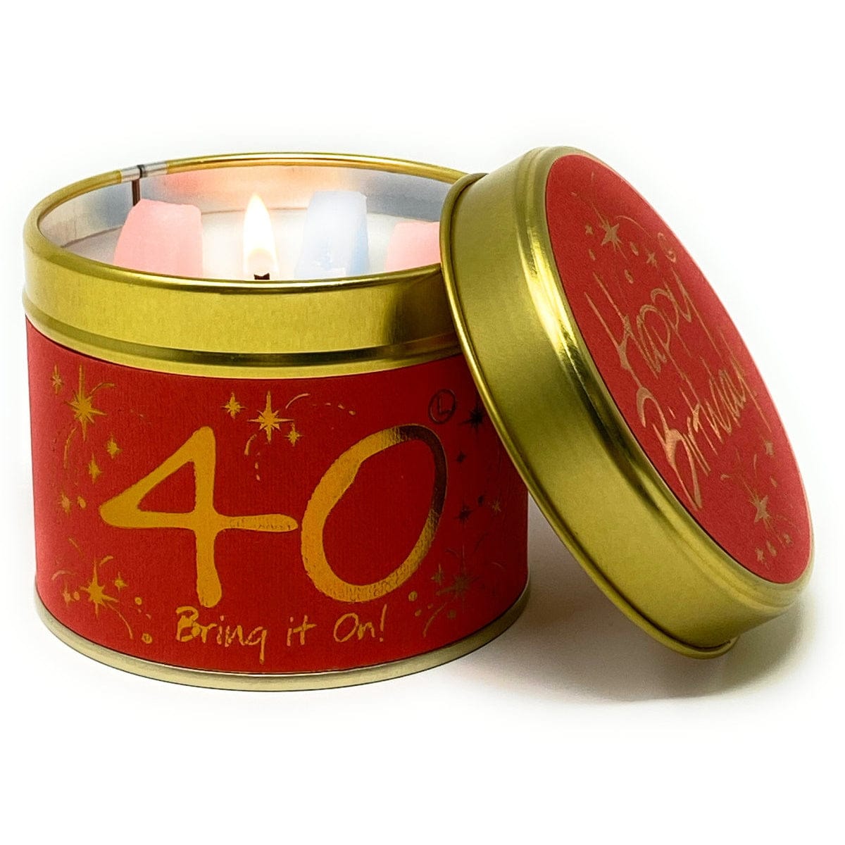 Happy Birthday Candle Tins – Milestone Ages