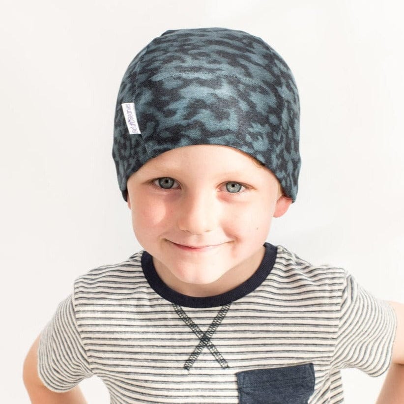 Boy’s Liberty Print Blue Camo Bold Beanie (Various Sizes)