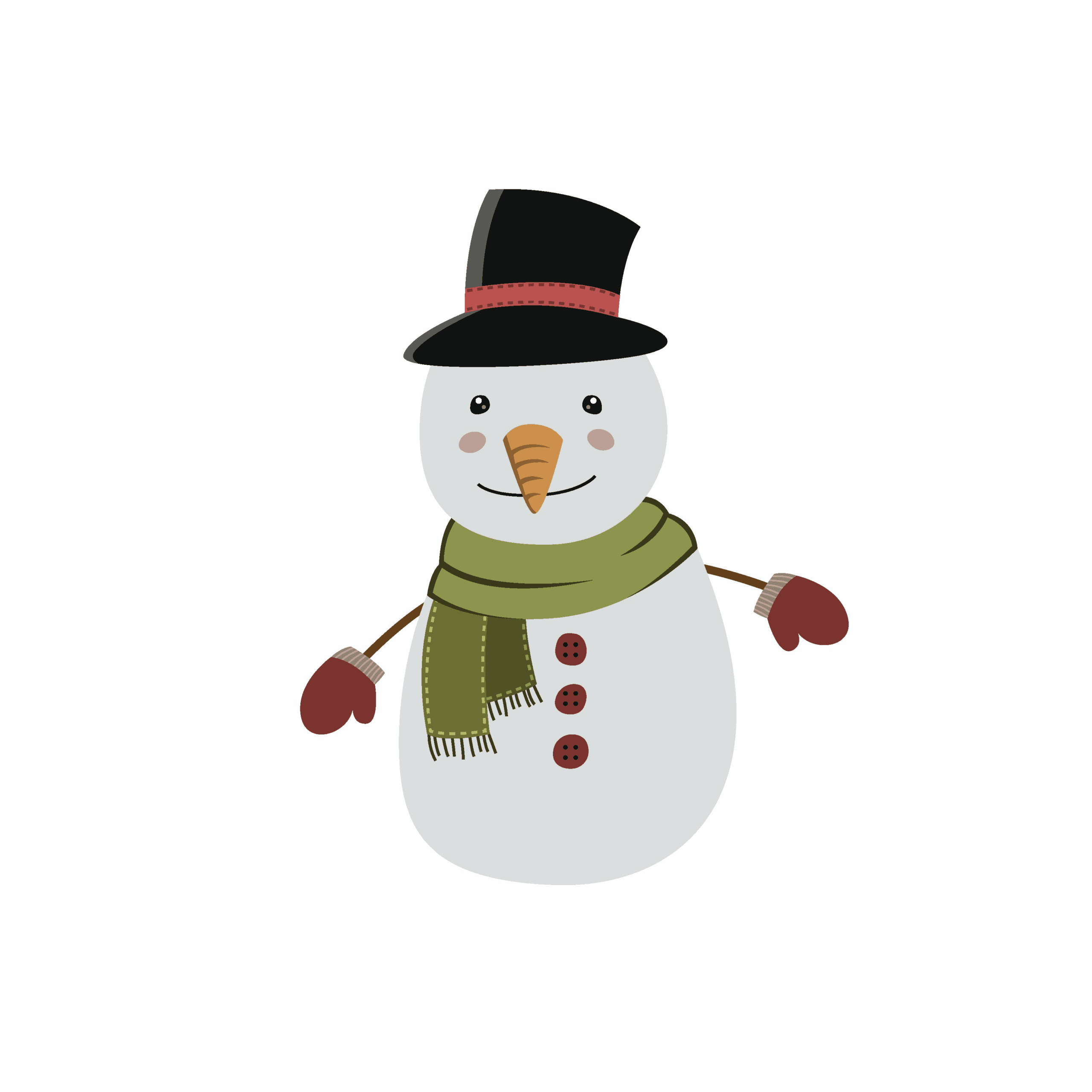 Personalised Christmas Characters Bottle Gift Bag – Various Designs
