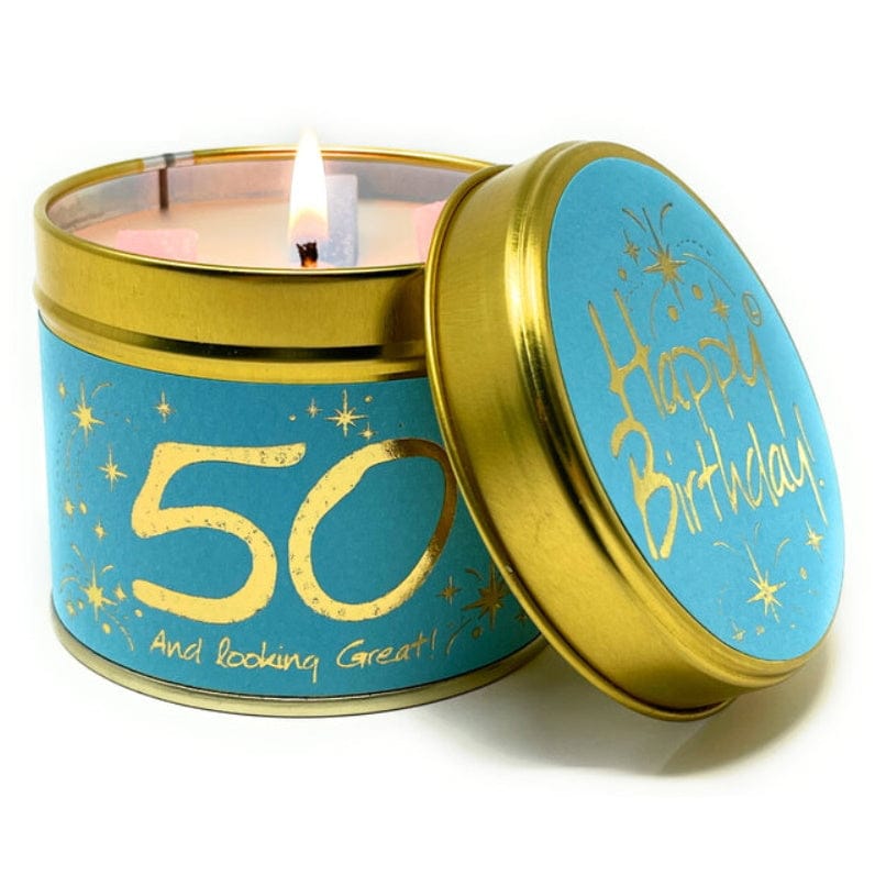 Happy Birthday Candle Tins – Milestone Ages