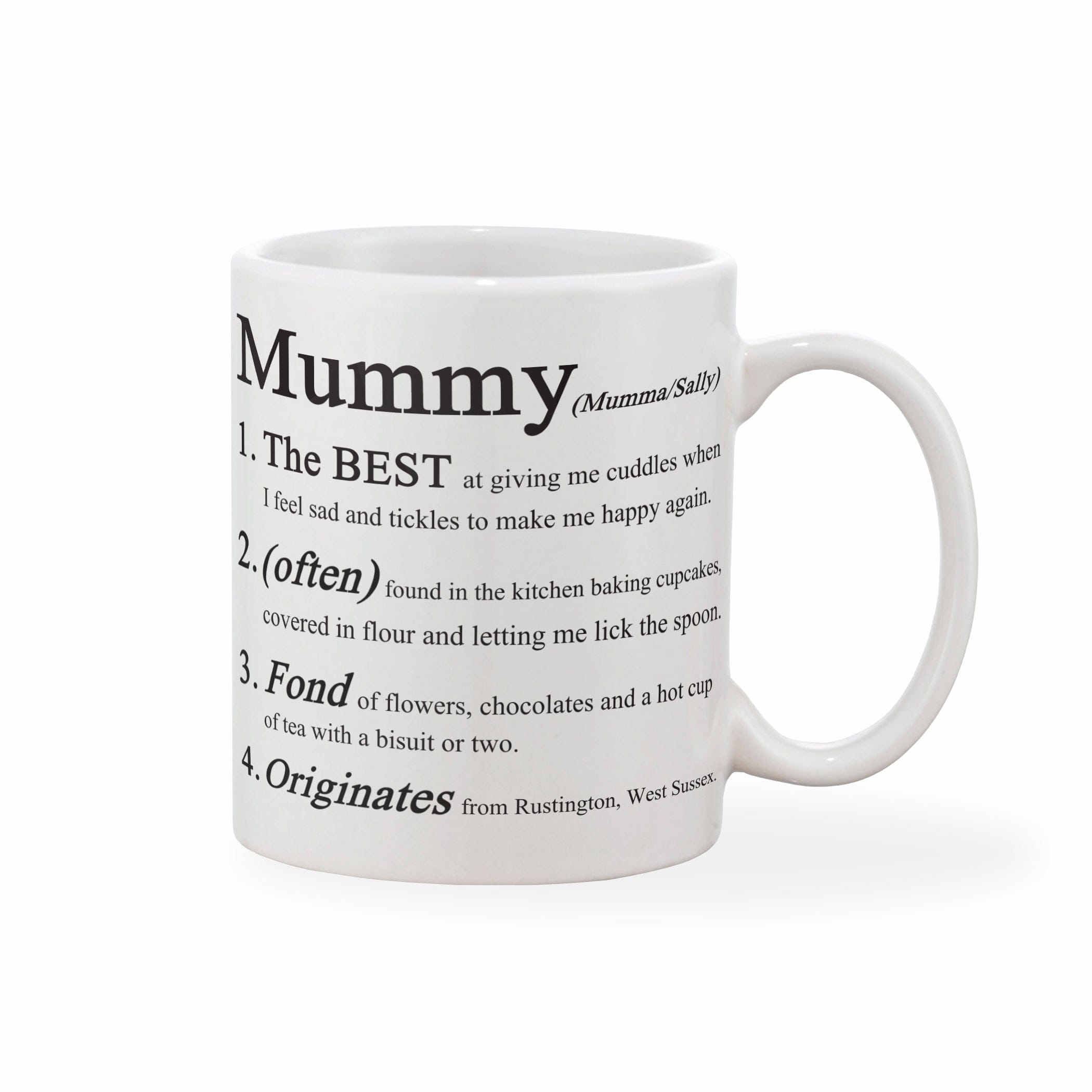 Mother’s Day Personalised Definition Mug