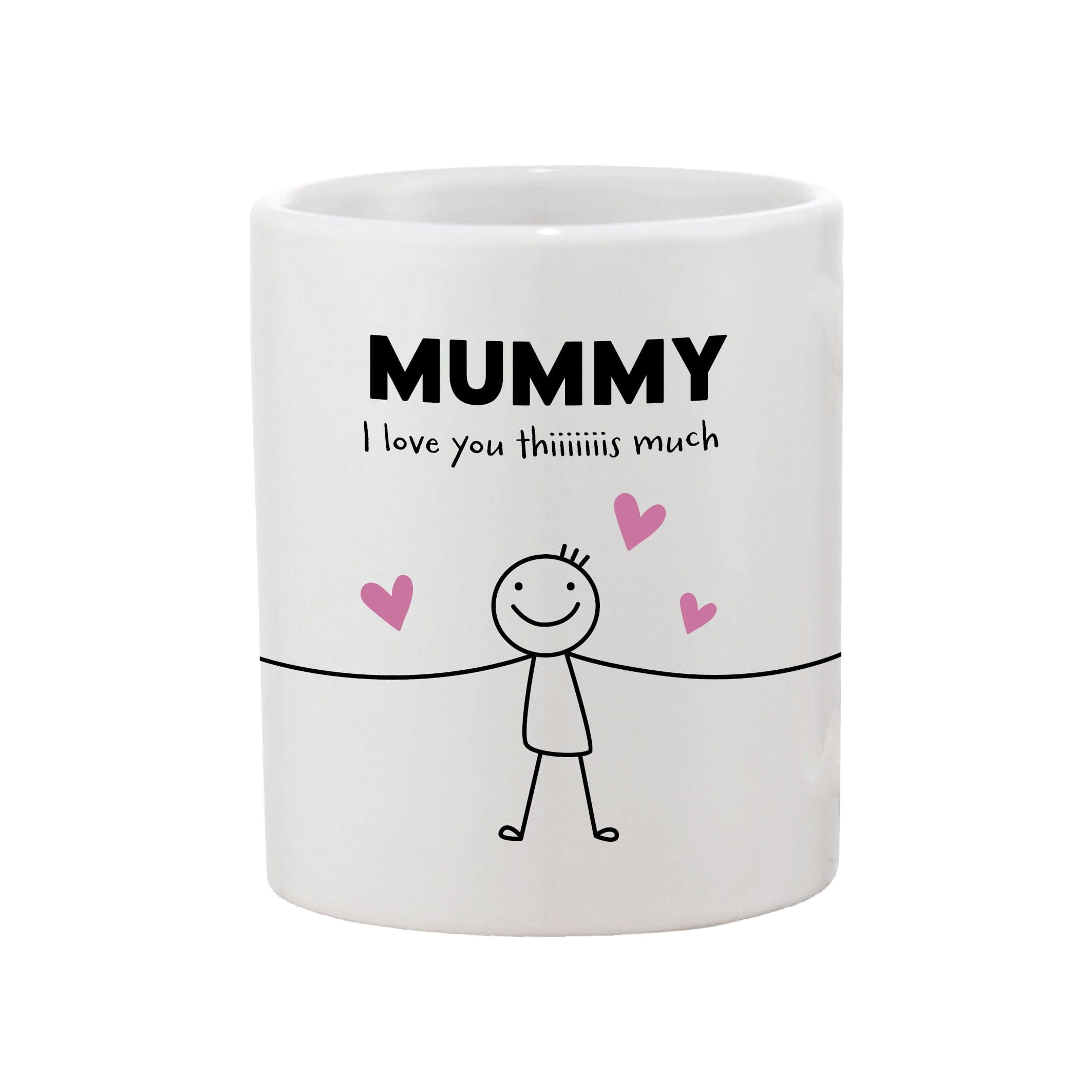 I Love You Thiiiiiiis Much Mother’s Day Personalised Mug (Boy Or Girl/Pink Or Blue)