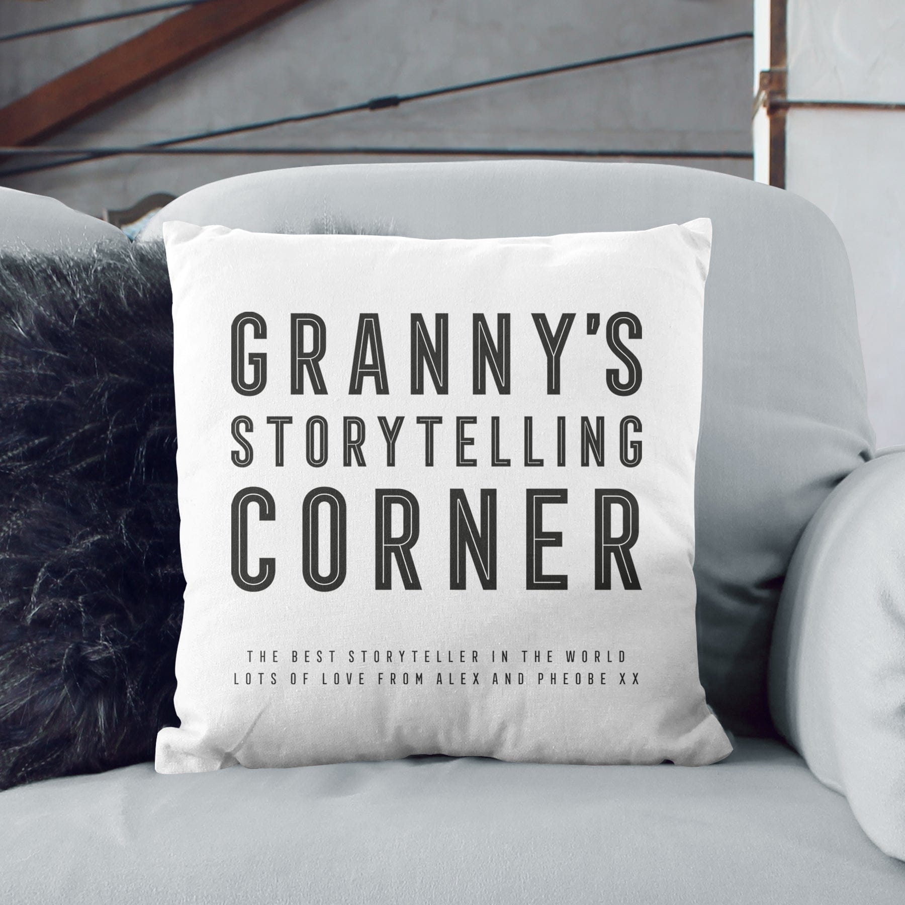 Personalised ‘Spot’ Cushion – Various Colours