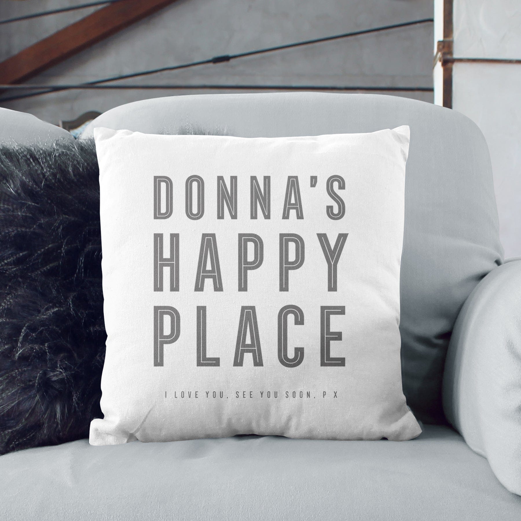 Personalised ‘Spot’ Cushion – Various Colours