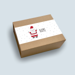 Father Christmas Children's Personalised Gift Box