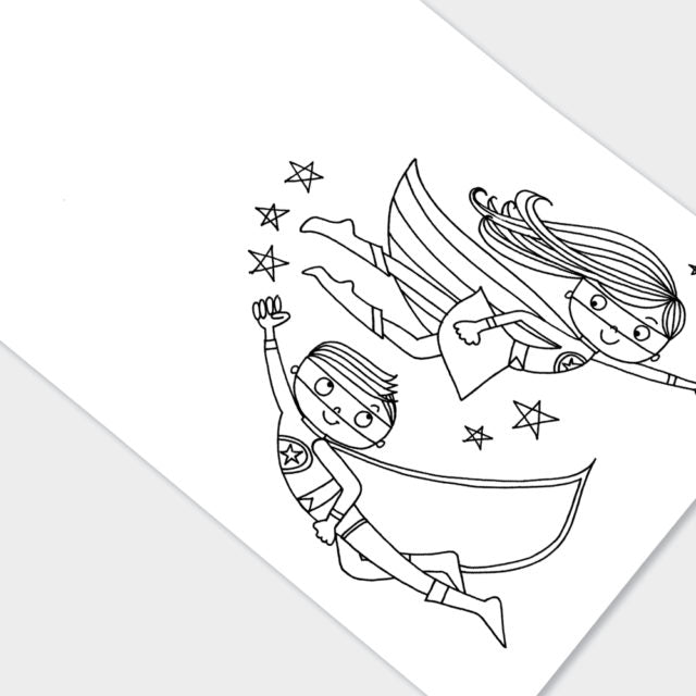 The Personalised Super Hero Care Package Gift Box