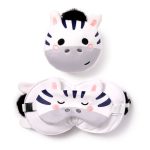 Zebra Pillow & Eye Mask