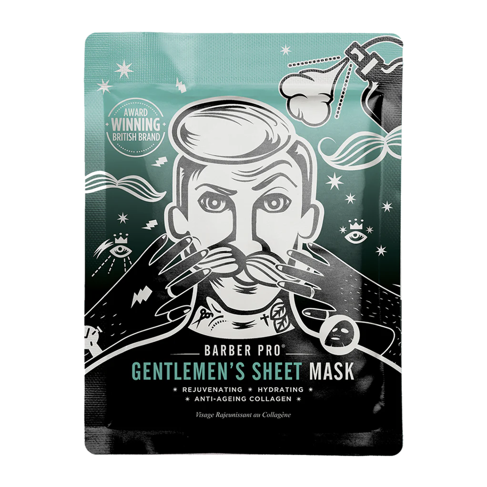Barber Pro Men’s Face Masks – Various Treatments
