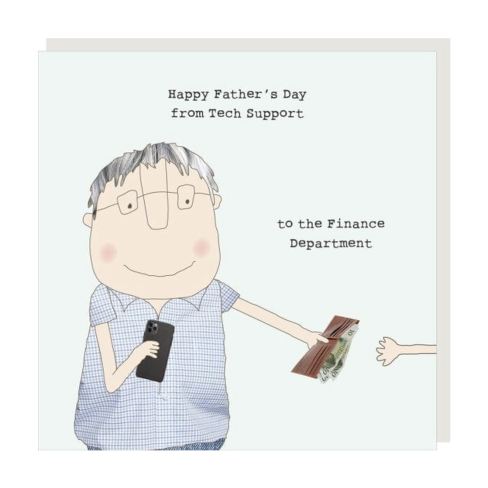 ‘Finance Department’ Father’s Day Card