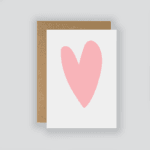Simple Pink Heart Card