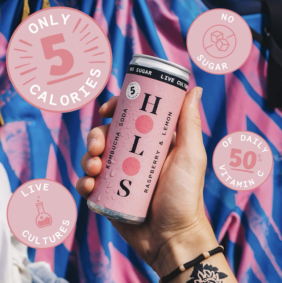 HOLOS Kombucha Soda – Various Flavours