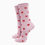womens-pink-glitter-hearts-socks-4