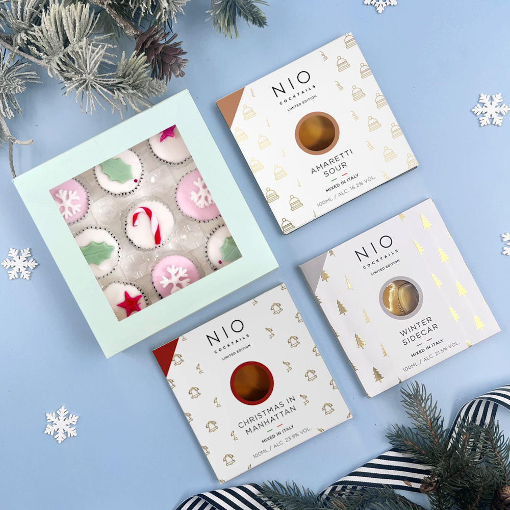 The Christmas Cupcakes And Cocktails Gift Box
