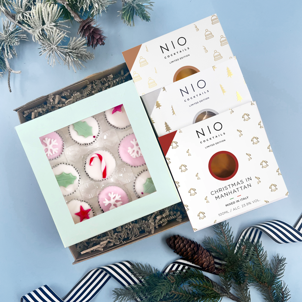 The Christmas Cupcakes And Cocktails Gift Box