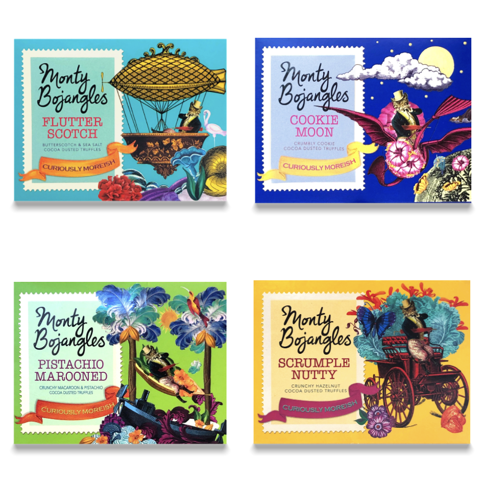 Monty Bojangles Curiously Moreish Chocolates & Truffles