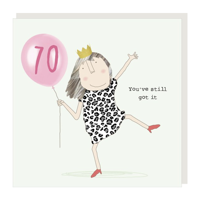 ‘You’ve Still Got It’ 70th Birthday Card For Her