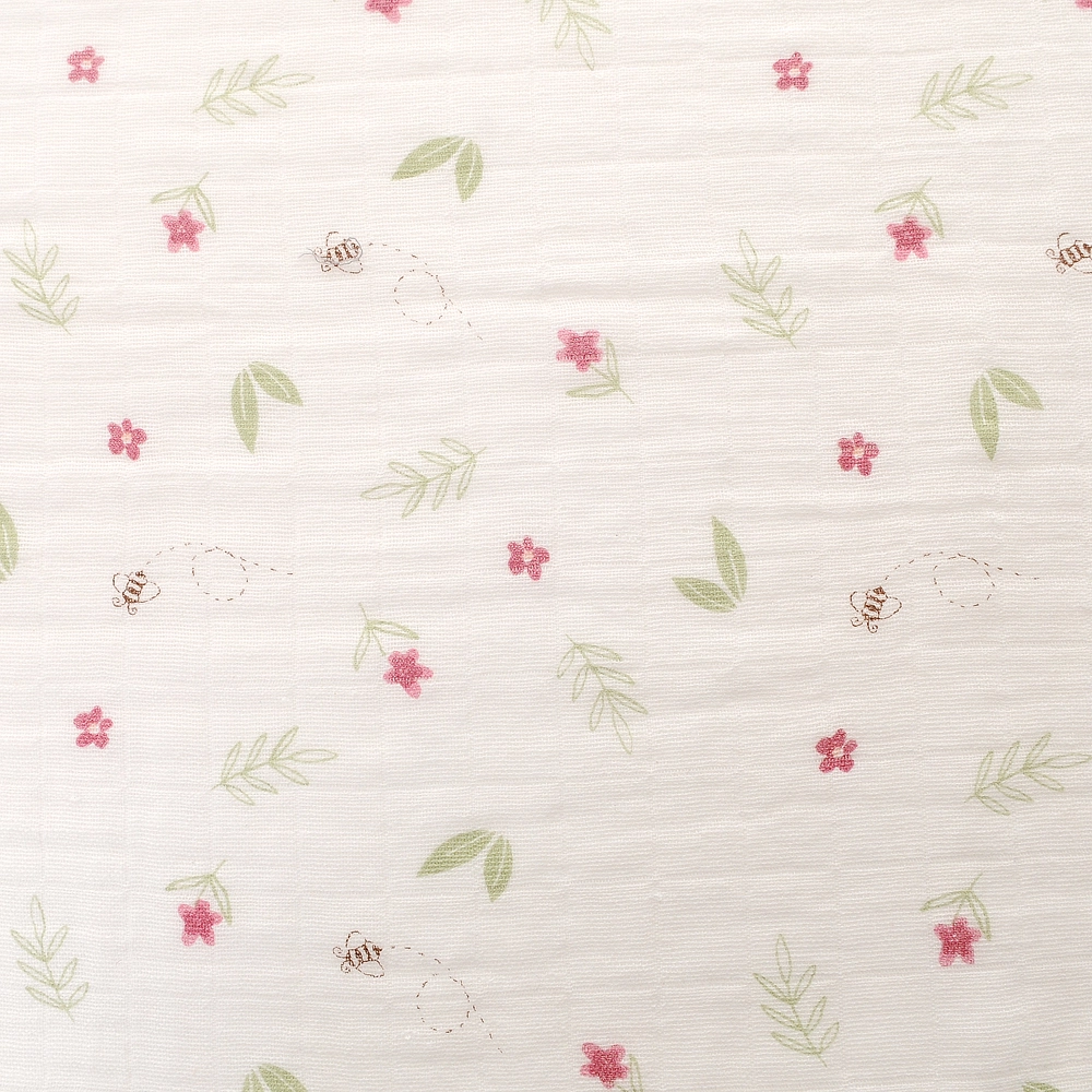 Pink Bunnies Muslin Gift Set Of Three