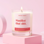 manifest that shit candle